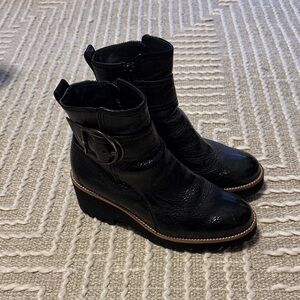 Paul Green Black Ankle Boots